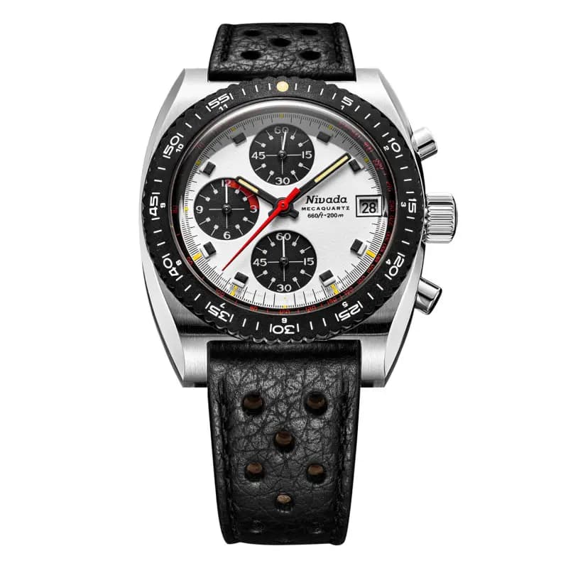 Nivada Grenchen Montre Autochron Mecaquartz Panda 77006Q