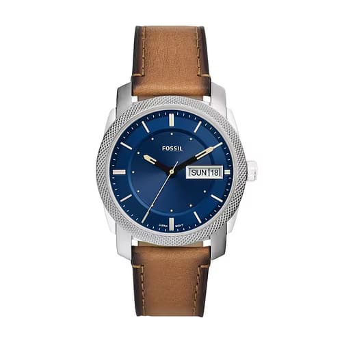 Fossil Machine — cadran bleu