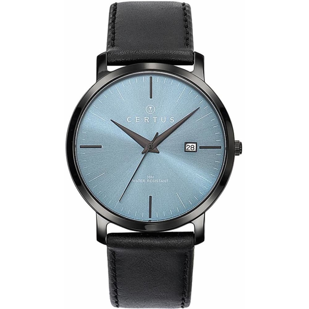 Certus Montre Certus en Cuir Noir