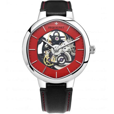 Pequignet E. Montre Pequignet Exagone Squelette Rouge 41 mm - 4470463SQ