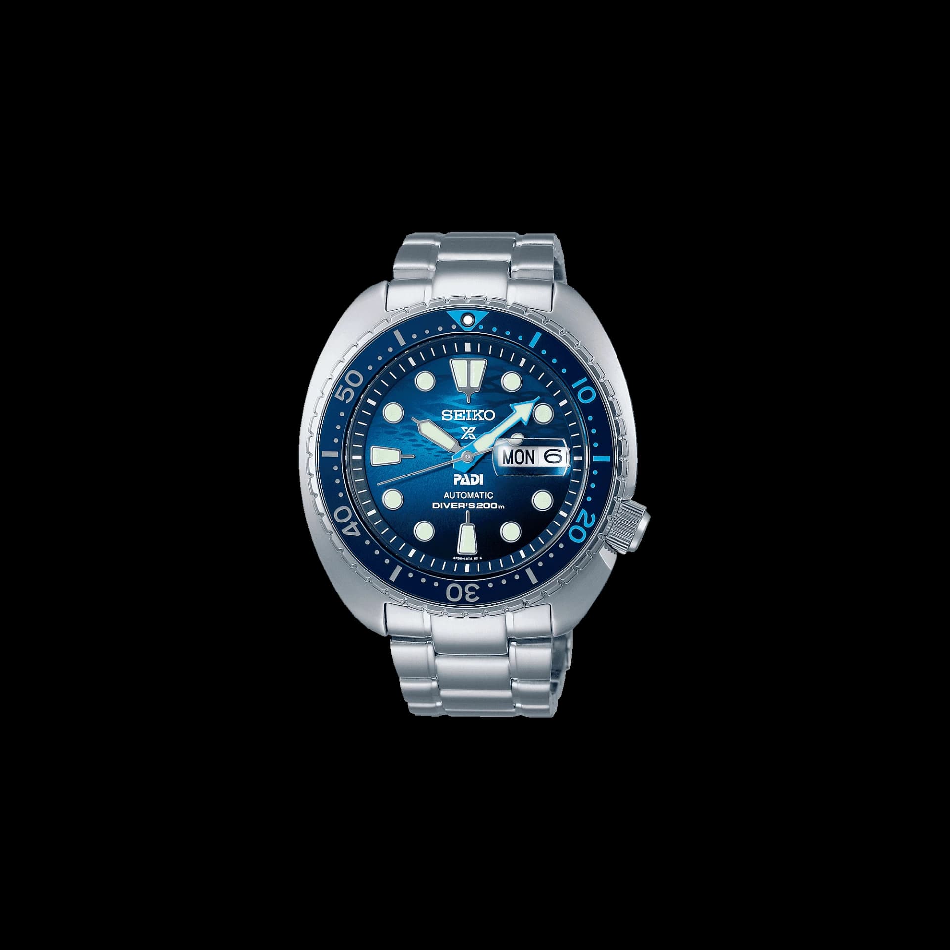 Seiko Prospex King Turtle — cadran bleu