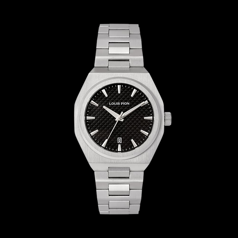Louis Pion Montre quartz Homme Eric Noir