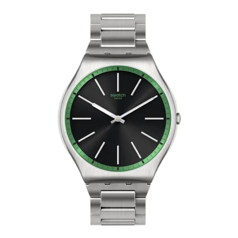 Swatch Montre Green Graphite SS07S128G