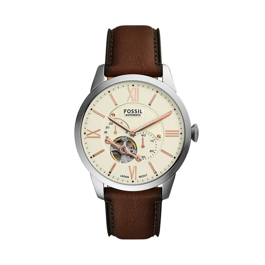 Fossil Montre Fossil Townsman Cœur Battant Crème