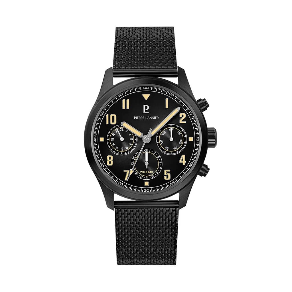 Pierre Lannier Montre Pierre Lannier Lannier Aviateur Noir