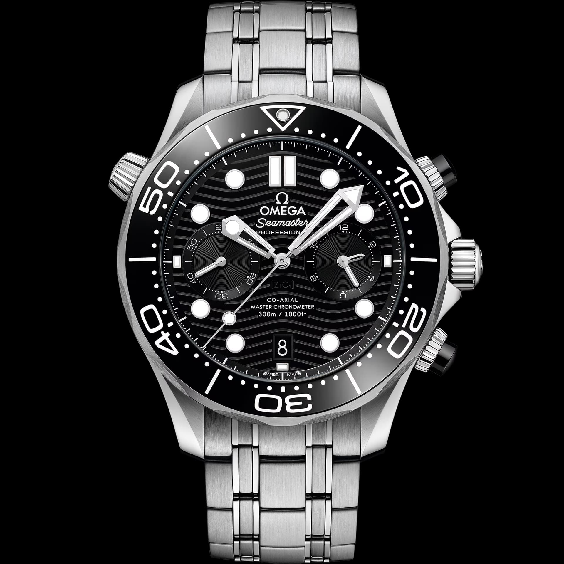 Omega Seamaster 44 mm, acier sur acier
