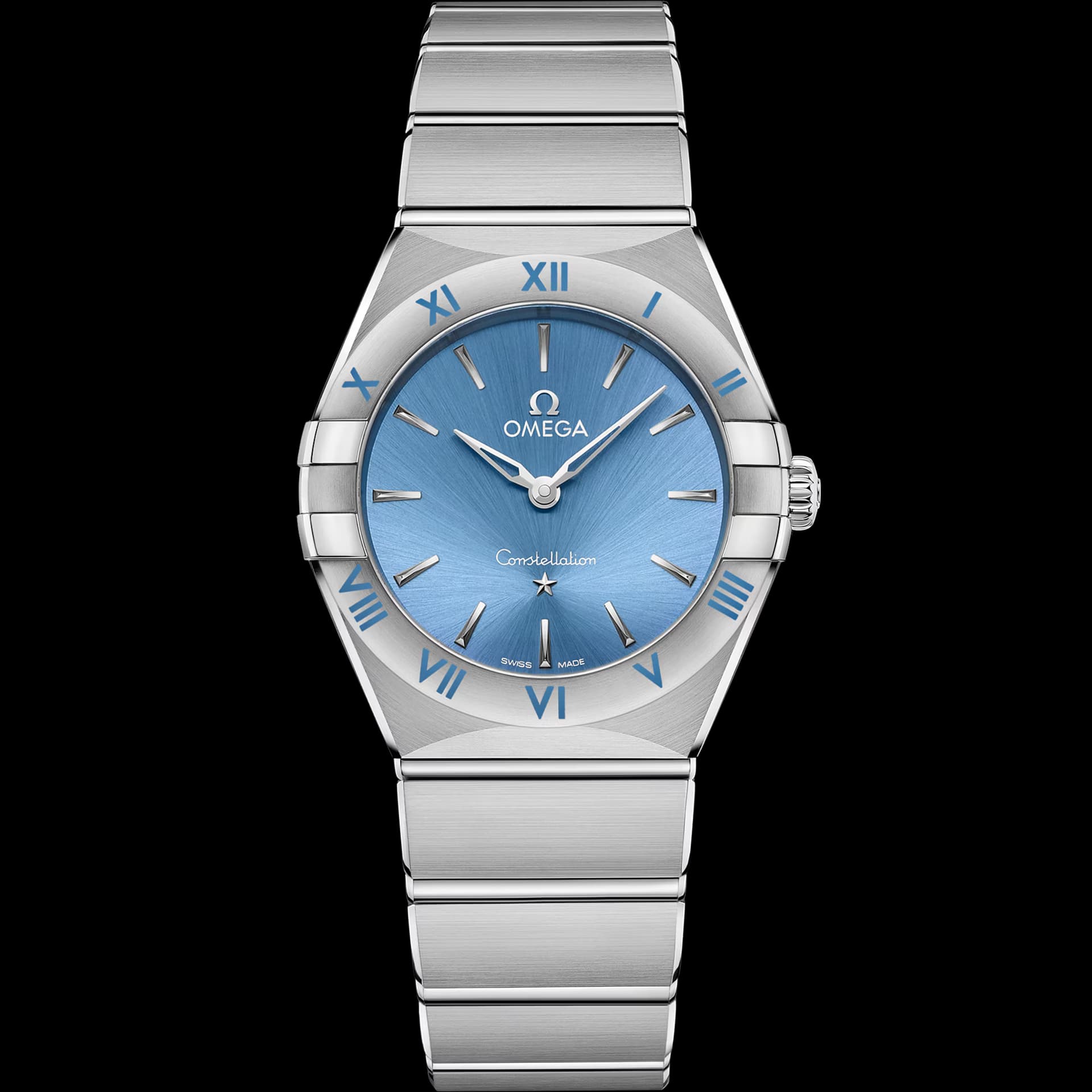 Omega Constellation 28 mm, acier sur acier