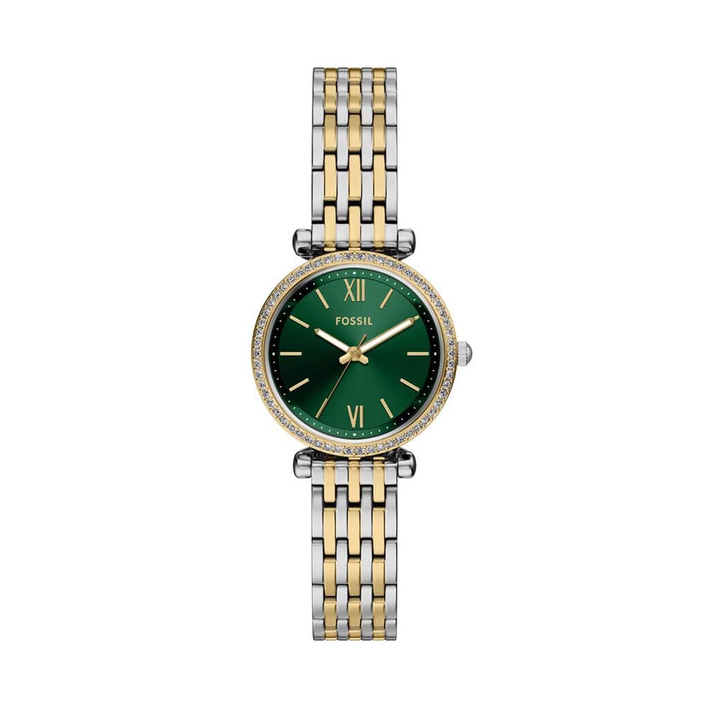 Fossil Carlie Mini — cadran vert