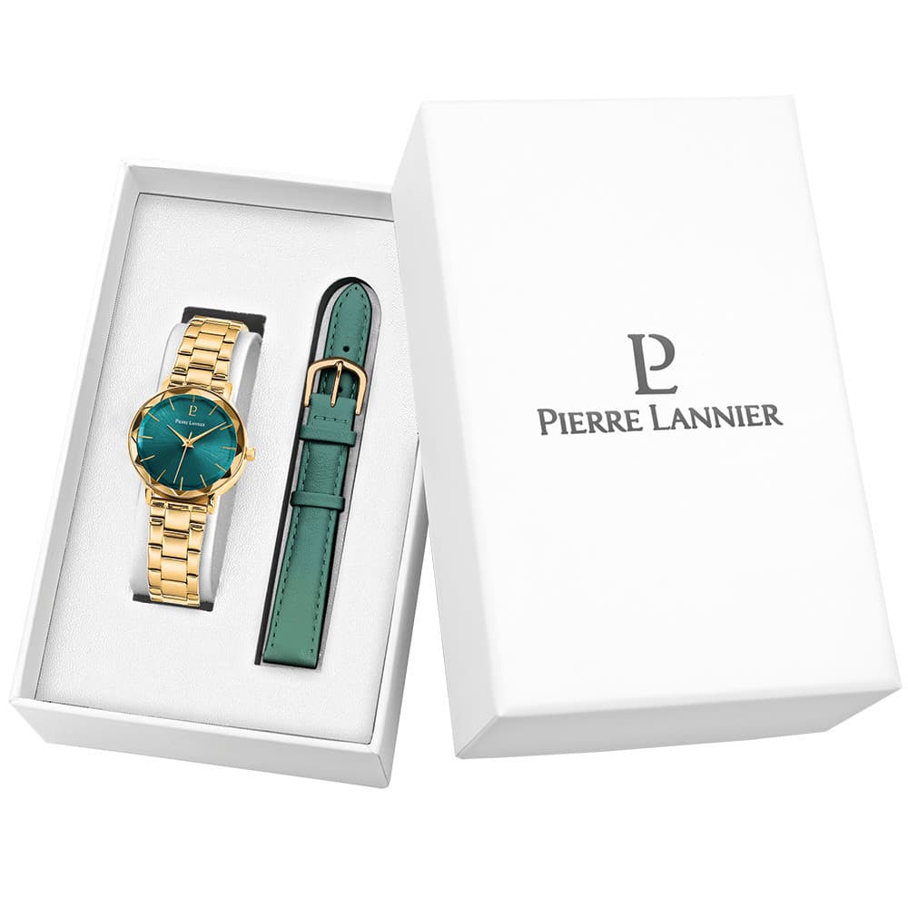Pierre Lannier Montre Pierre Lannier Collection Multiples en Acier et PVD Doré