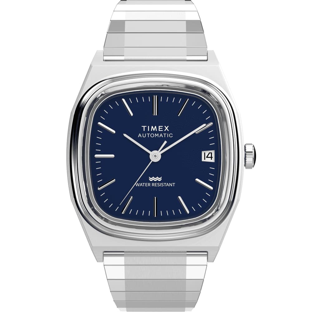 Timex Montre automatique Homme E line Bleu foncé