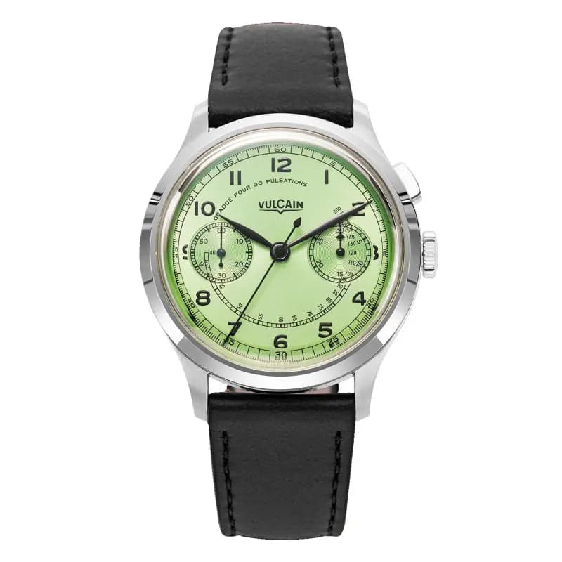 Vulcain Montre Monopusher Heritage Green 650167A98
