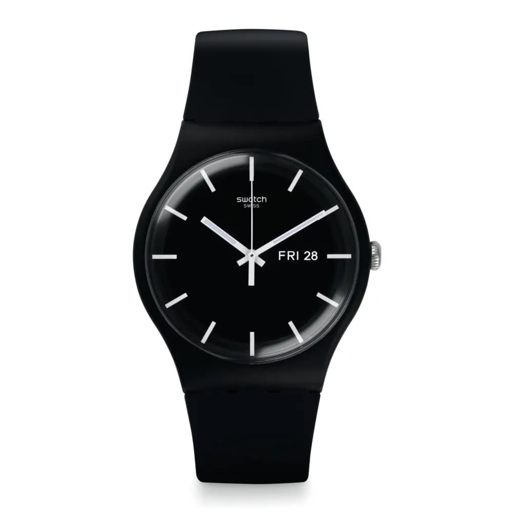 Swatch New Gent — cadran noir