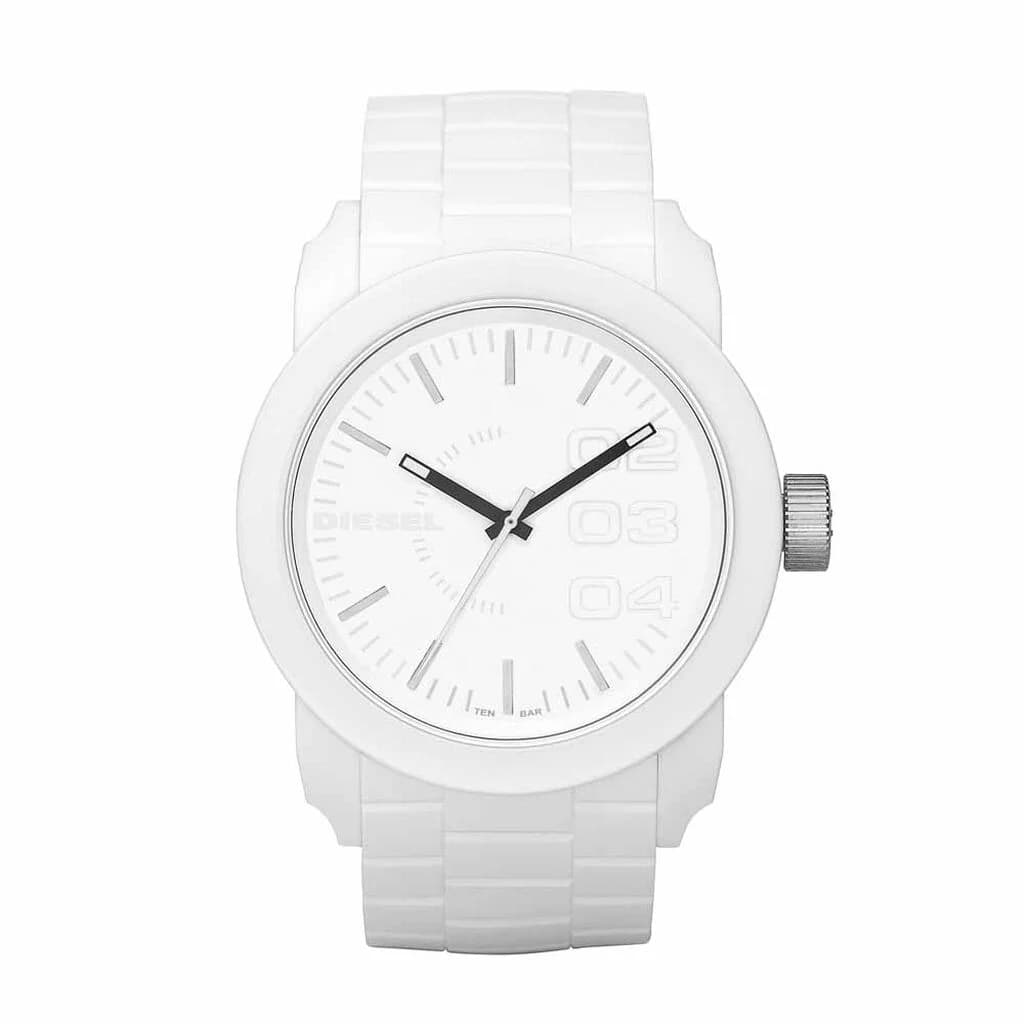 Diesel Montre Homme DIESEL en Silicone Blanc Etanche