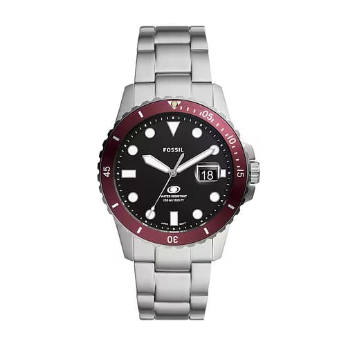 Fossil Montre Homme — boîtier acier