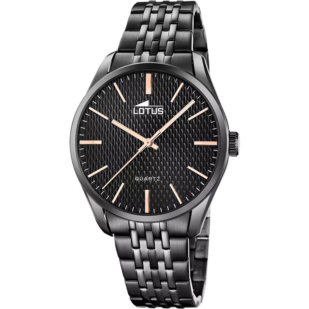 Lotus Montres Montre Lotus en Acier et PVD Noir