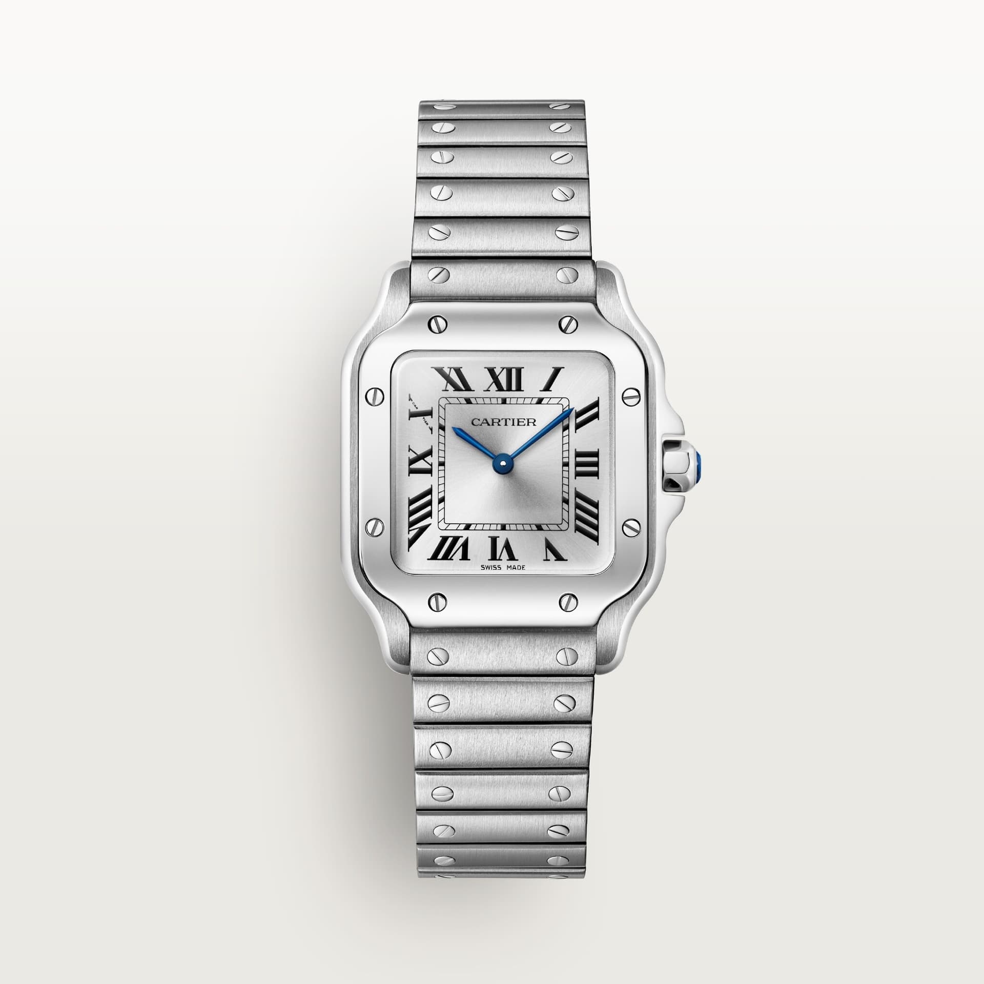 Cartier Santos — cadran argenté 27 mm