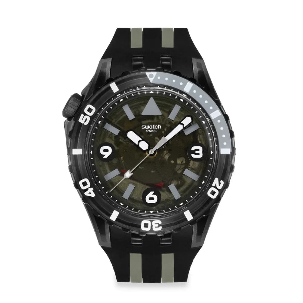 Swatch Scubaqua — cadran noir