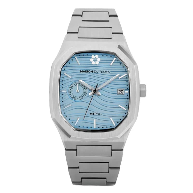 Maison du Temps Montre MTPhi Day-Date Bleu Acier