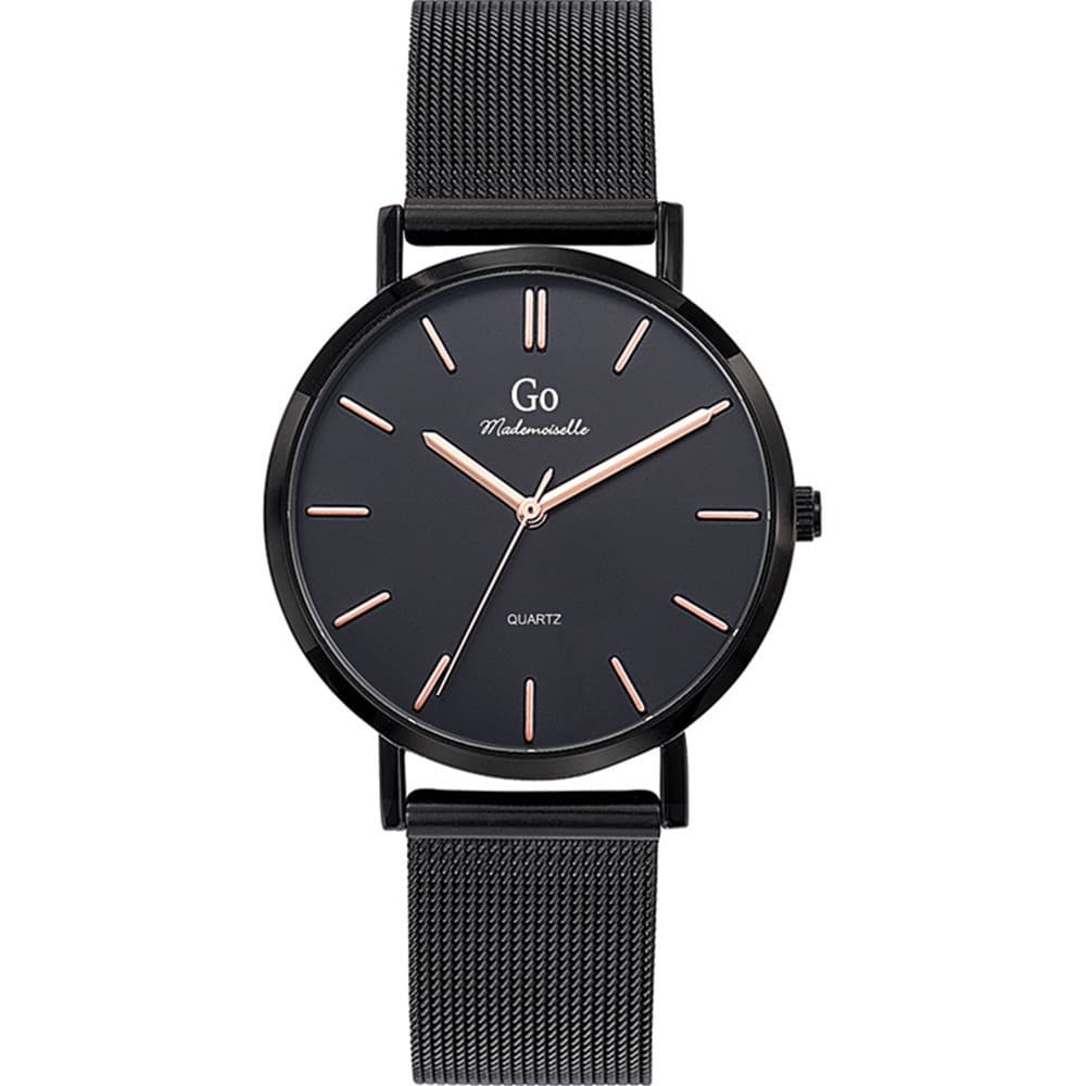GO Mademoiselle Montre GO Mademoiselle en Acier Noir