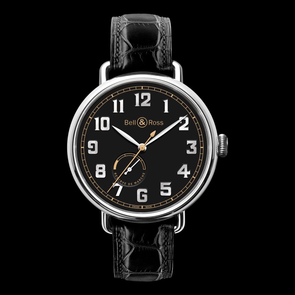 Bell&Ross Montre Homme Vintage WW1 Noir