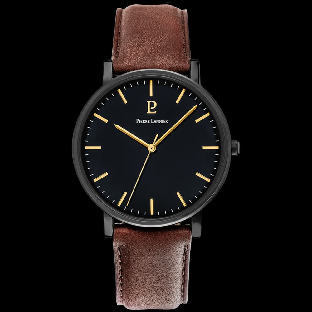 Pierre Lannier Montre quartz Homme Essential Noir