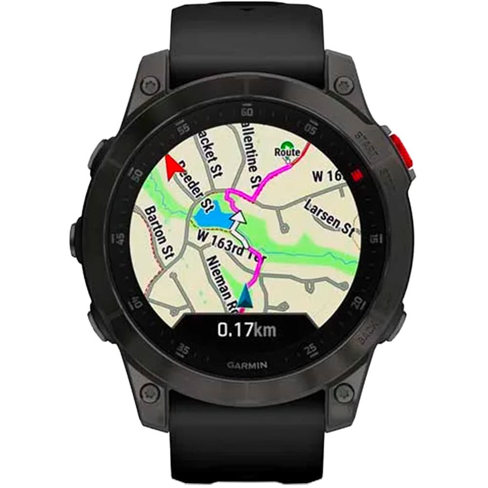 Garmin Montre Connectée Garmin Collection Epix en Silicone Noir