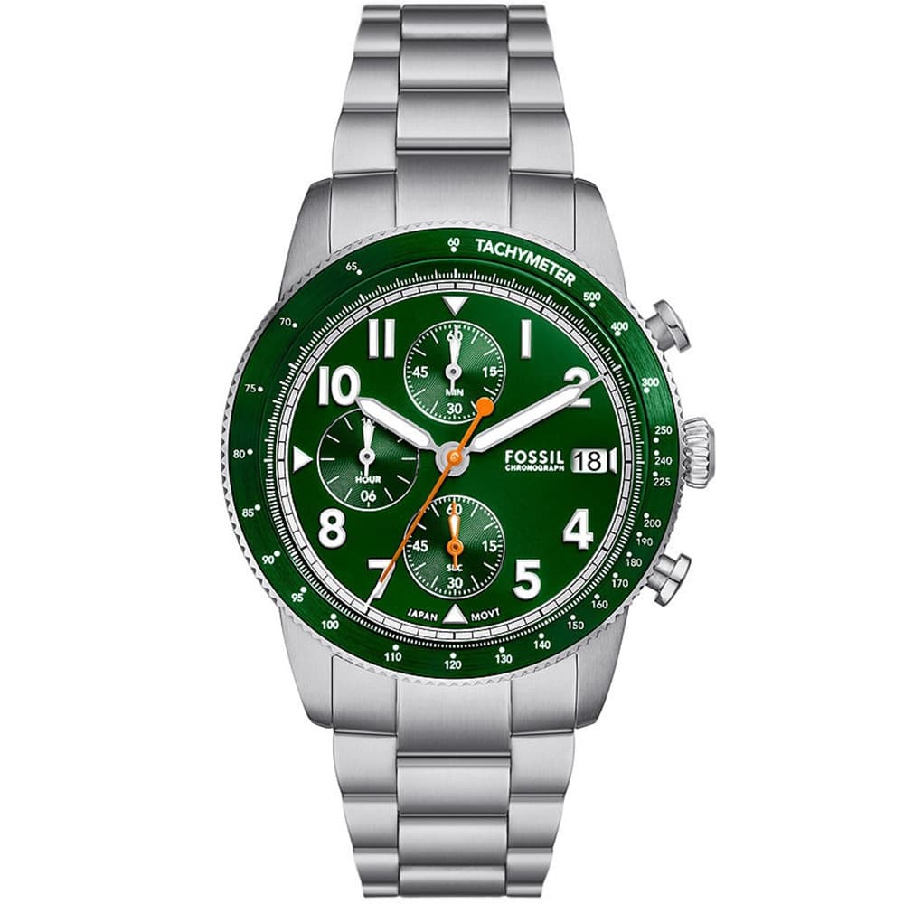 Fossil Sport Tourer — cadran vert