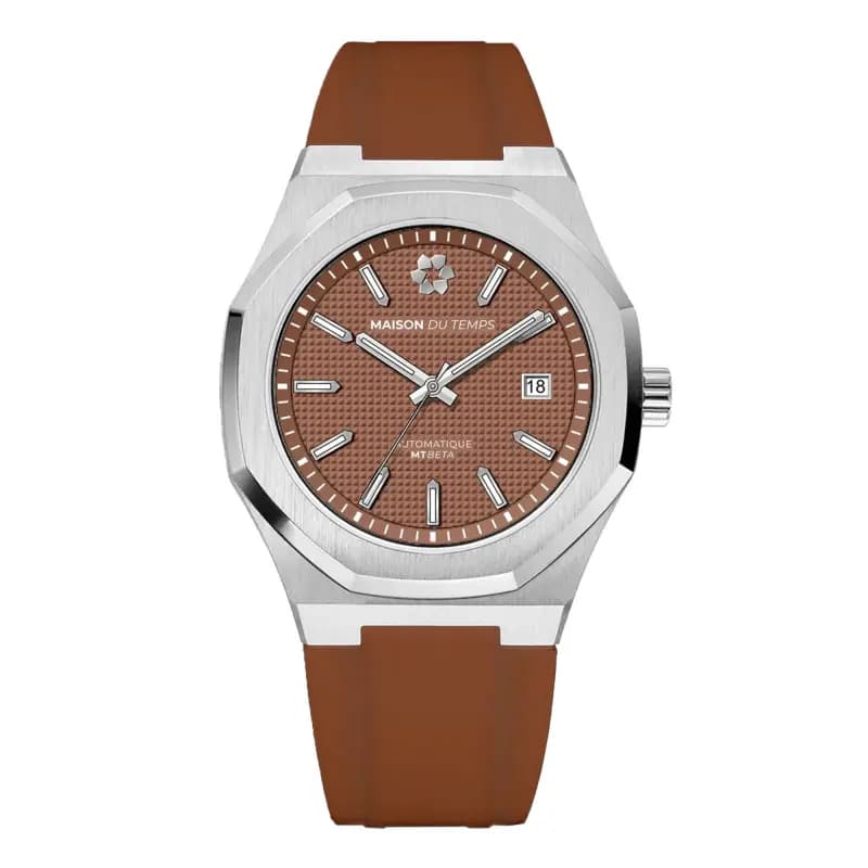 Maison du Temps Montre MTBeta Mocha Silicone Mocha