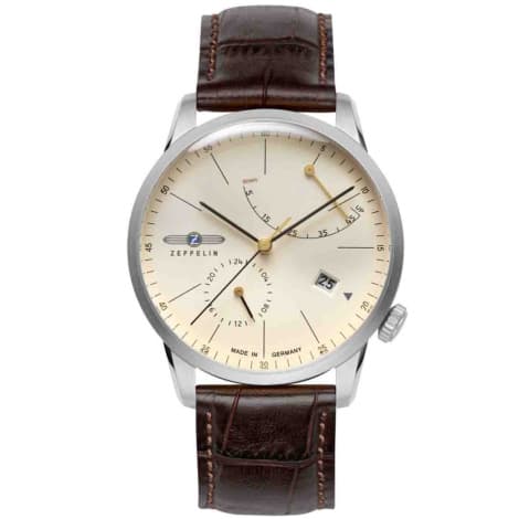 Zeppelin Montre Zeppelin Flatline Automatique Cadran Beige - 73665