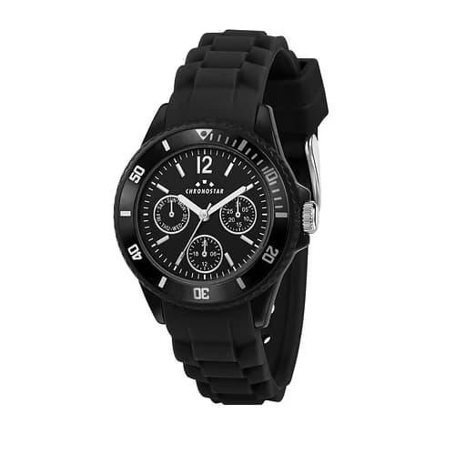 Chronostar R3751288013 Montre Analogique Enfant Chronostar Silicone Noir
