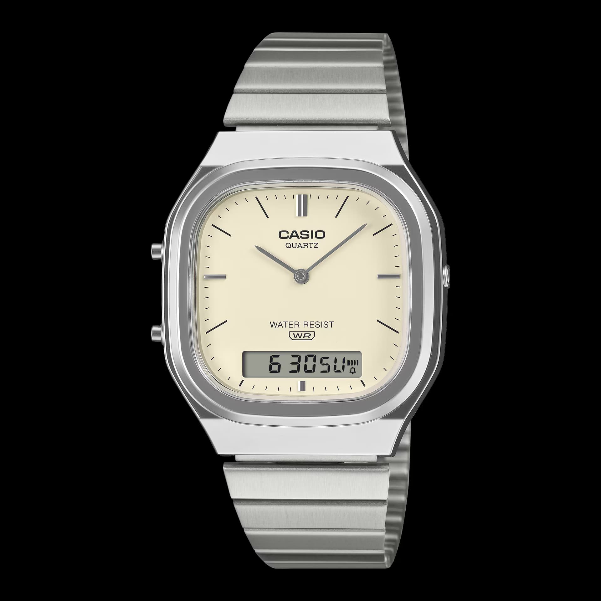 Casio Montre quartz Mixte Casio vintage Ivoire