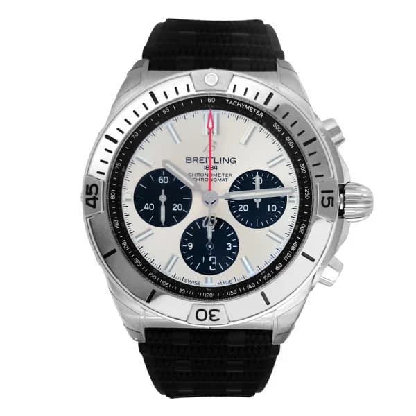 Daniel Gérard Montre Occasion Breitling Chronomat B01 42mm Bracelet Caoutchouc