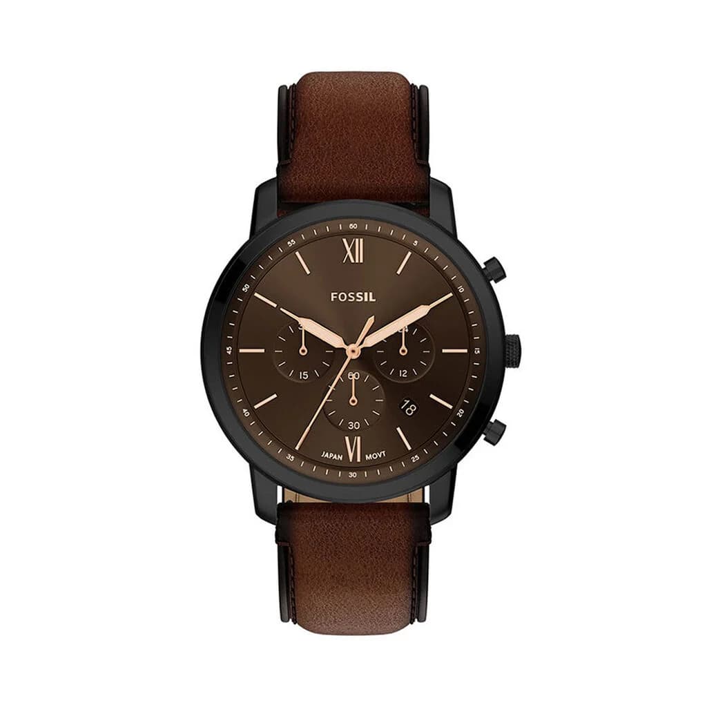 Fossil Neutra — cadran marron