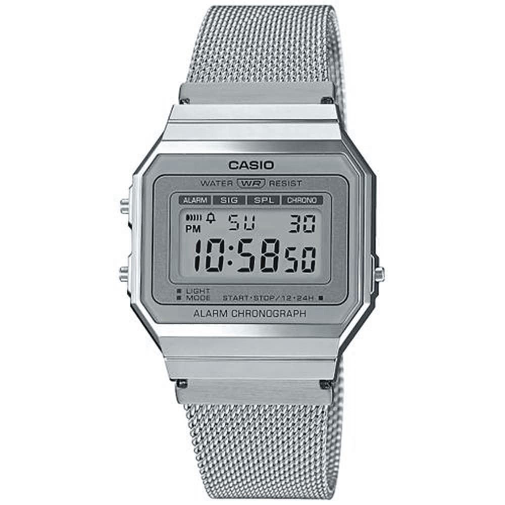 Casio Vintage — boîtier argenté