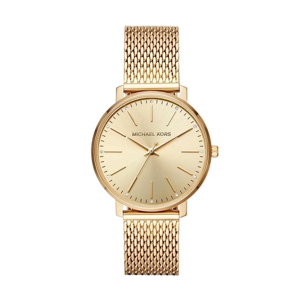 Michael Kors Montre Femme MICHAEL KORS en Acier Jaune Etanche