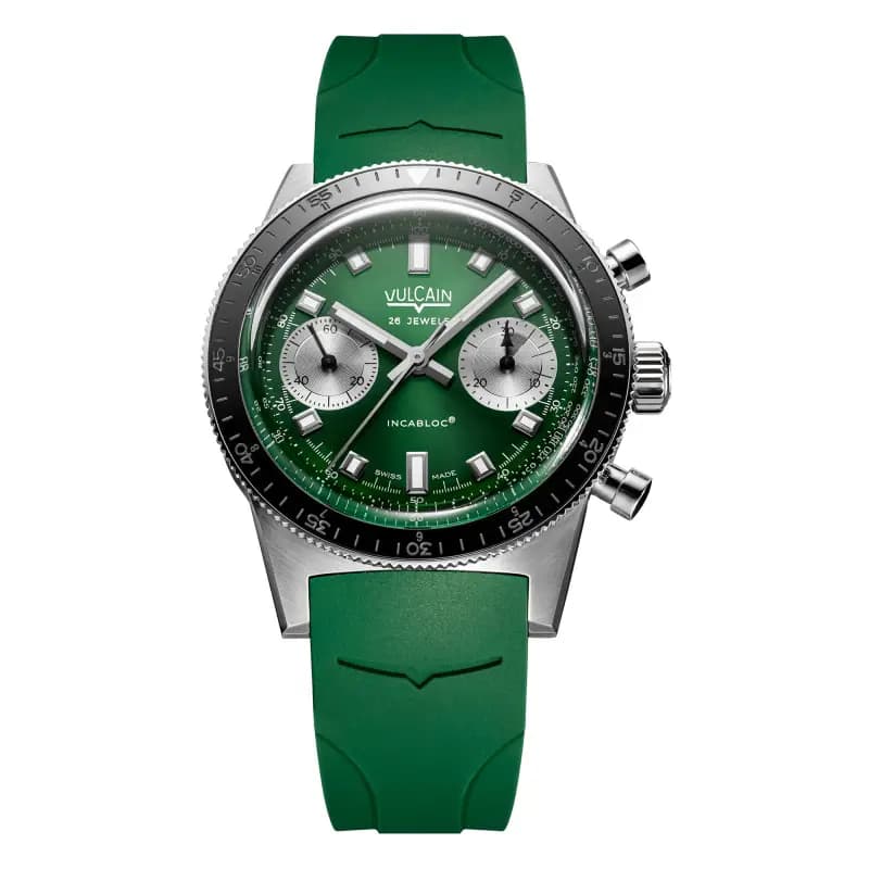 Vulcain Montre Skindiver Chronograph Green Edition Limitée 590176BK7