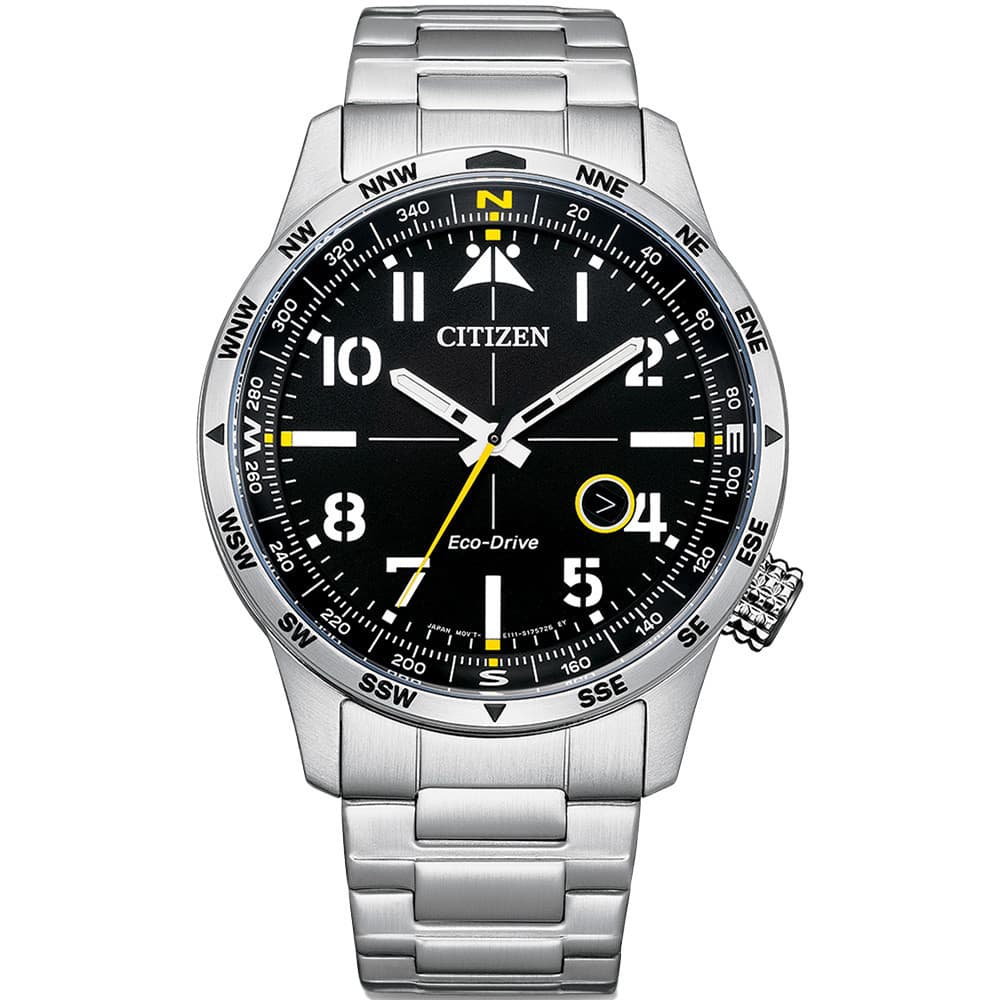 Citizen Montre Citizen Collection Pilote en Métal Argenté