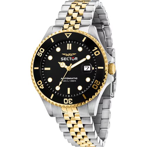 Sector Montre Sector 230 Homme Acier Gris Jaune - Cleor