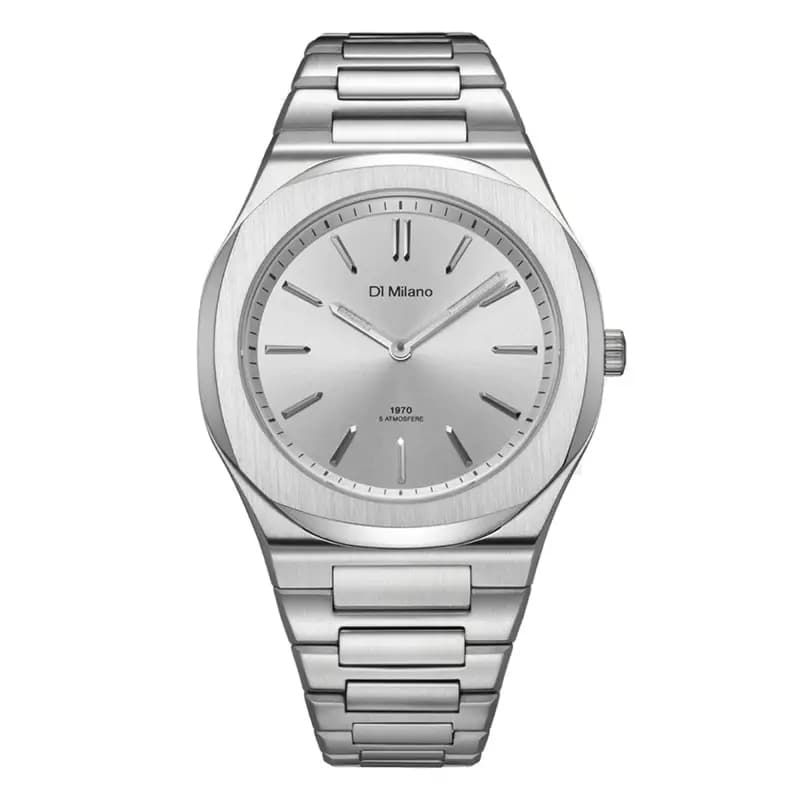 D1 Milano Montre Ultra Thin Groovy Silver 39 mm UHBJ02