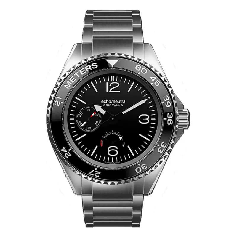 Echo/Neutra Montre Cristallo Professional Diver Noir
