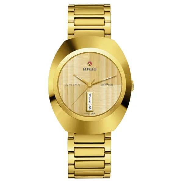 Rado Montre Rado DiaStar Original Automatic 38mm PVD Jaune