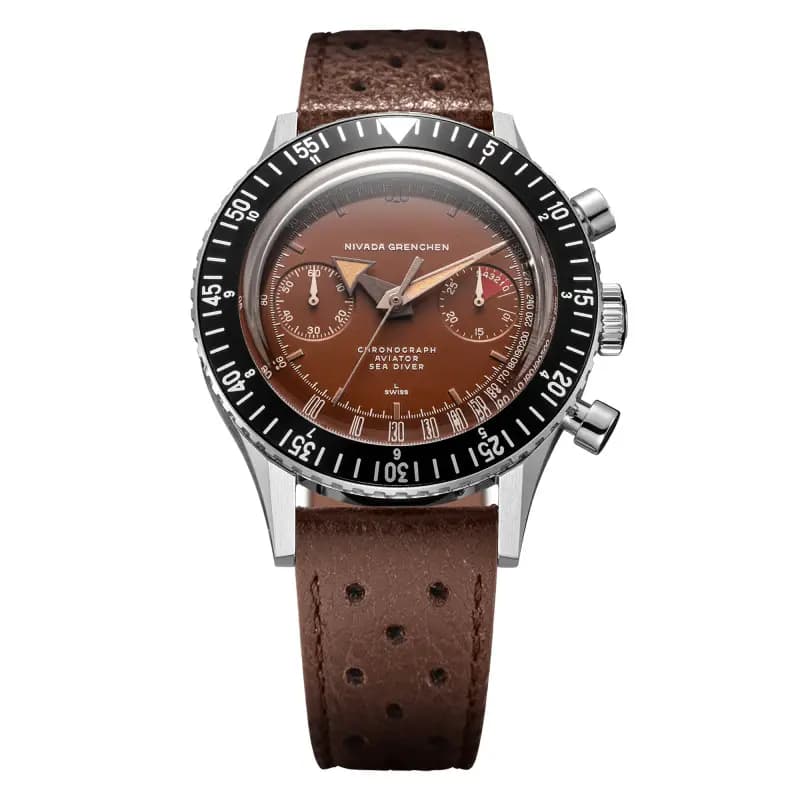 Nivada Grenchen Montre Chronomaster Tropical 41 mm 85141M01