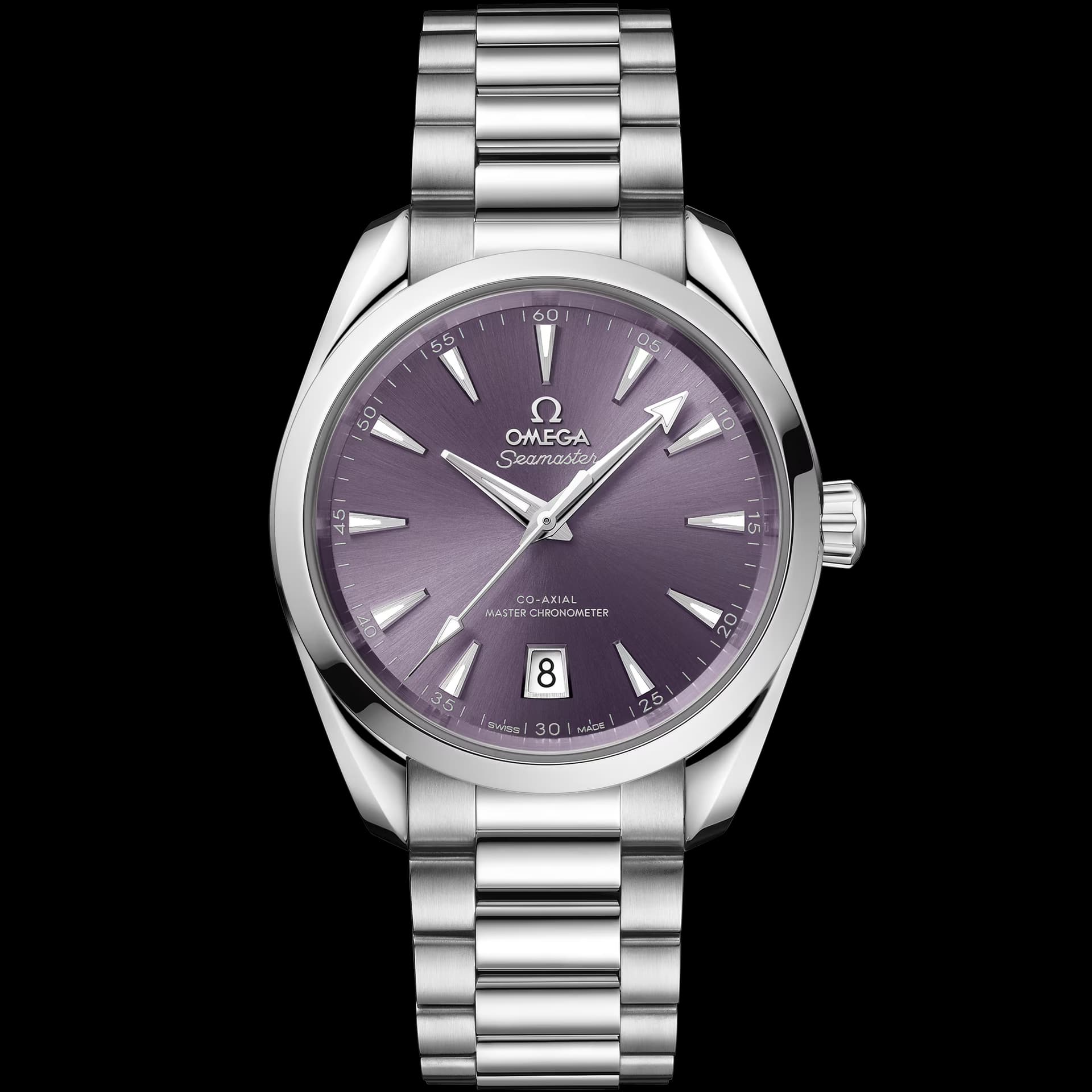 Omega Seamaster 38 mm, acier sur acier