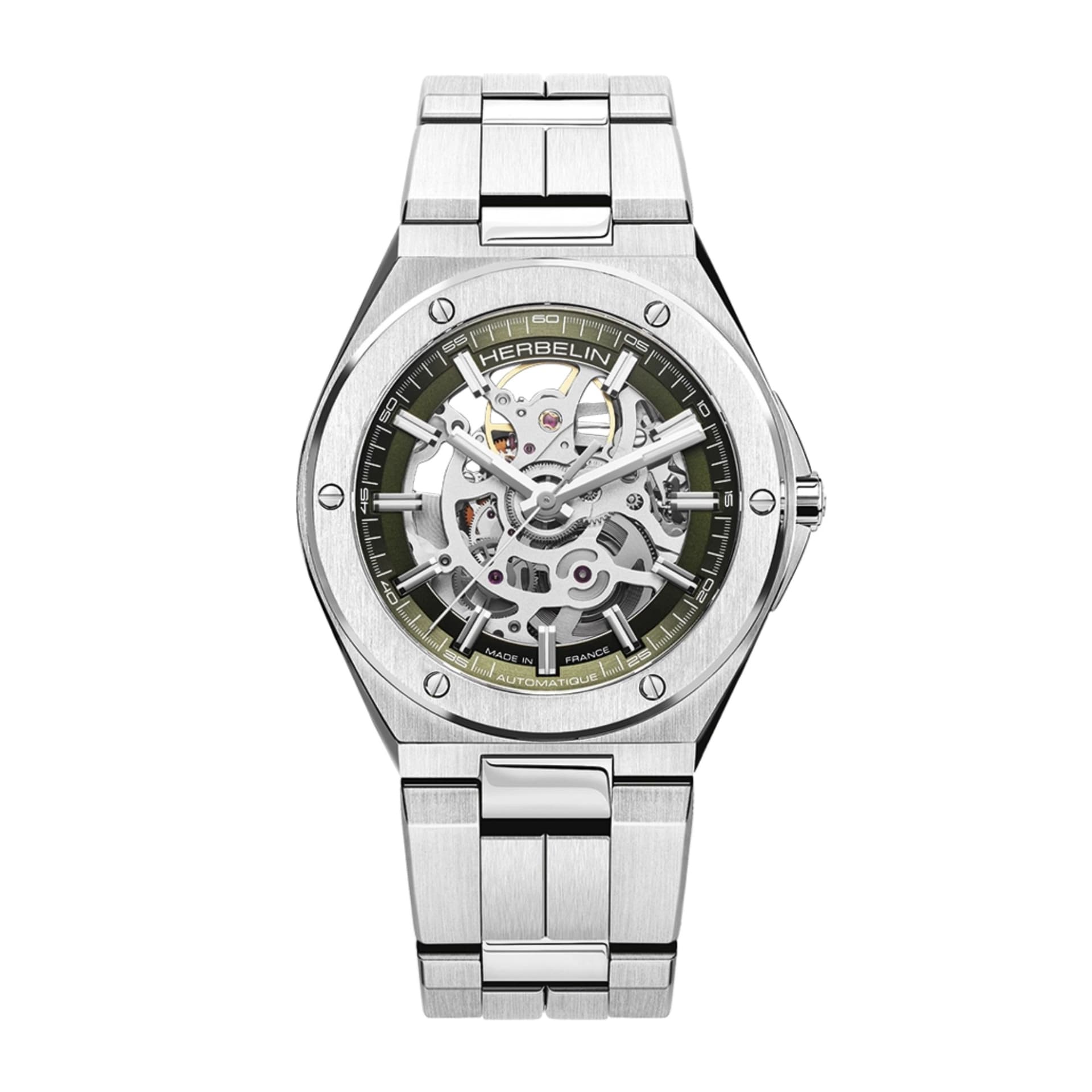 Michel Herbelin Montre herbelin Cap Camarat Skeleton Auto Homme Automatique Squelette - 1645BSQ116