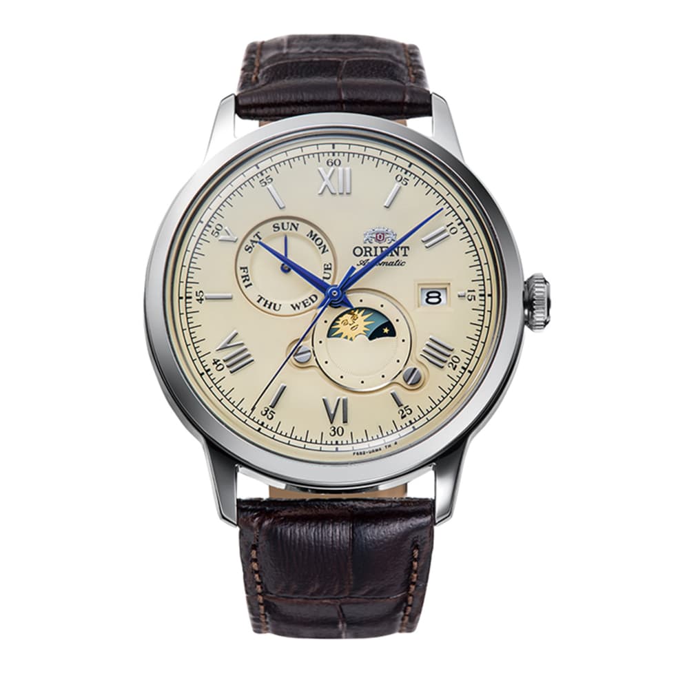 Orient Montre automatique Homme Sun & moon Champagne