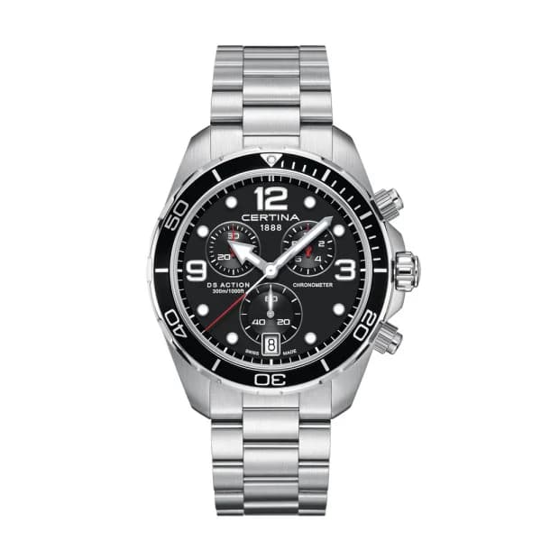 Certina Montre Certina DS Action Chronograph Quartz Cadran Noir