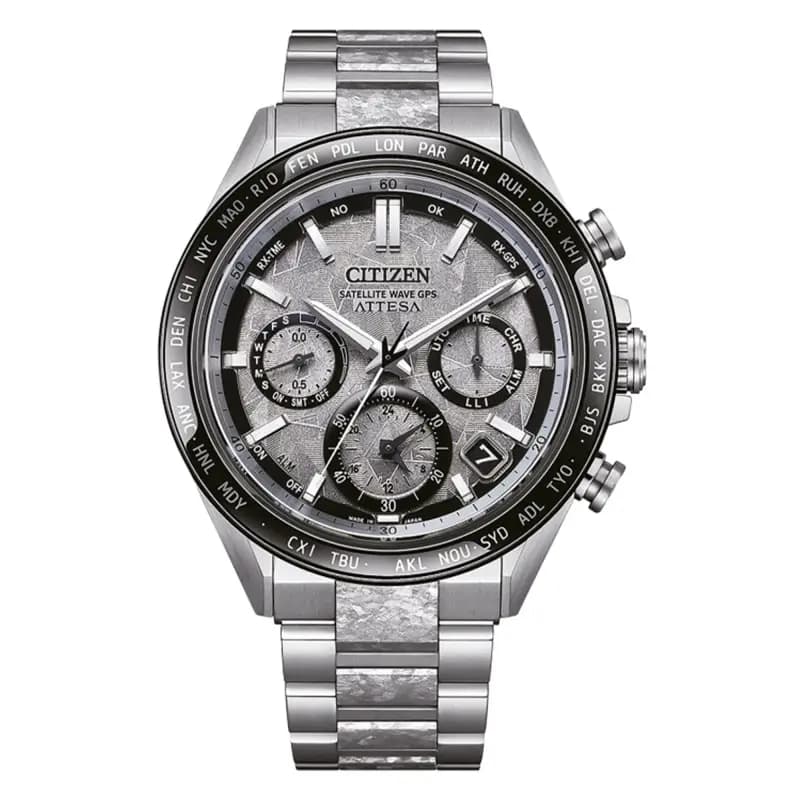 Citizen Montre Attesa Satellite Wave Platinium Recrystalized Titanium Limited CC4076-65A