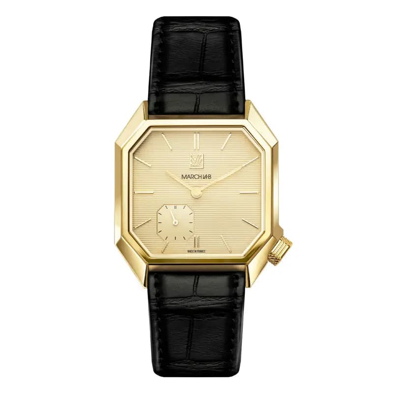 March LA.B Montre Mansart Automatique Petite Seconde Golden Hour