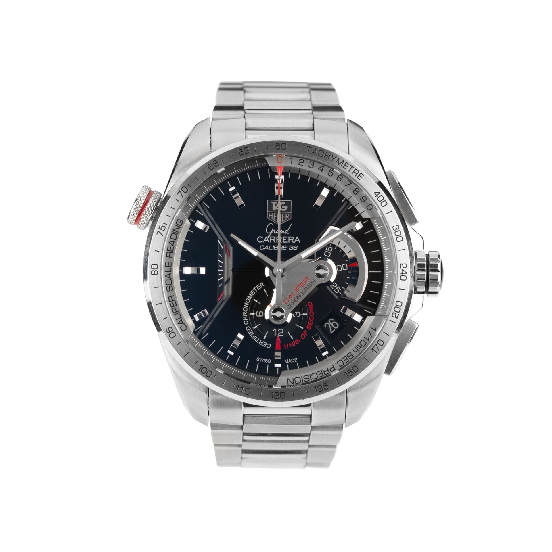 TAG Heuer Montre TAG Heuer Grand Carrera Calibre 36RS automatique Full Set 2014