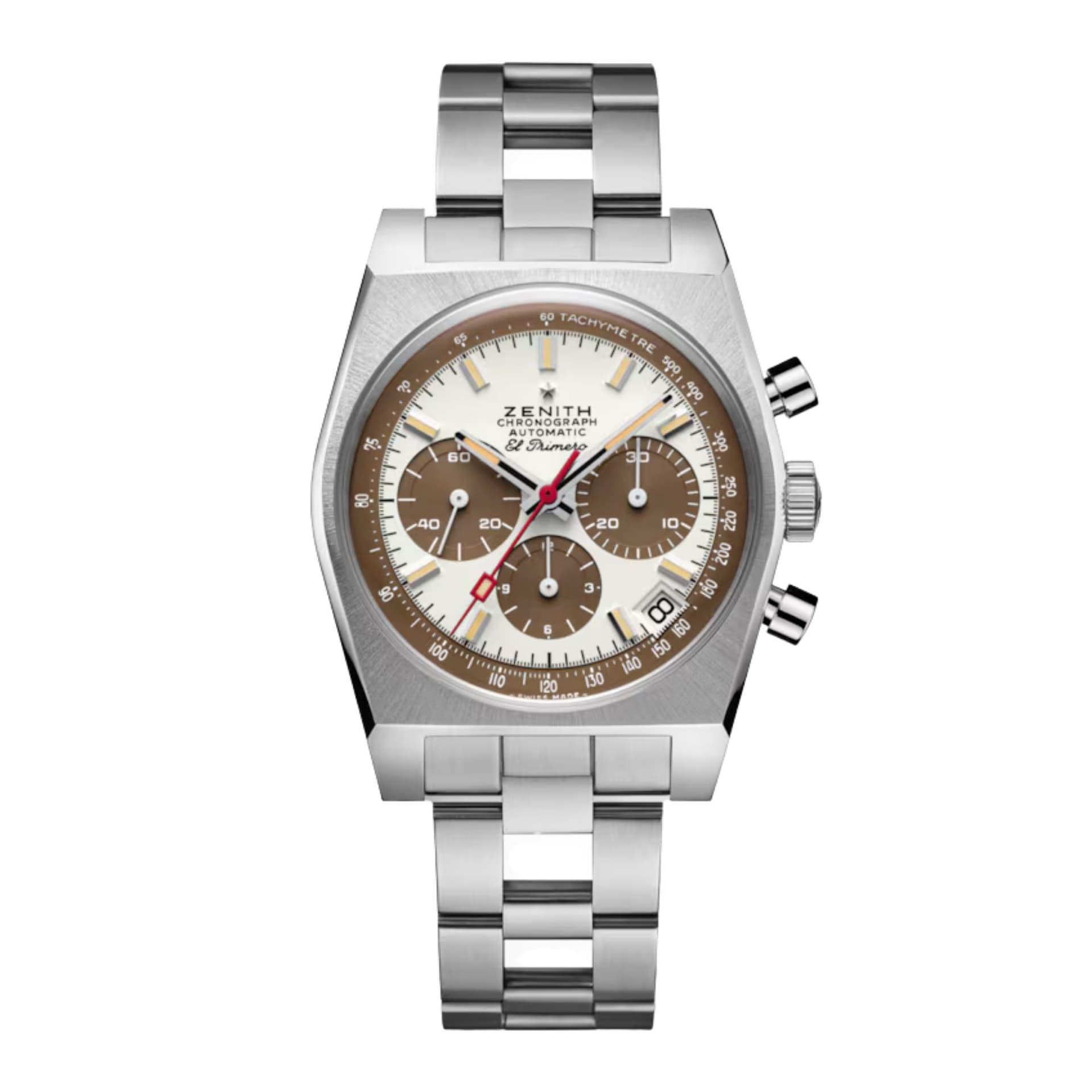 Zenith Montre Zenith Chronomaster Revival El Primero A384 cadran tropical bracelet acier 37 mm